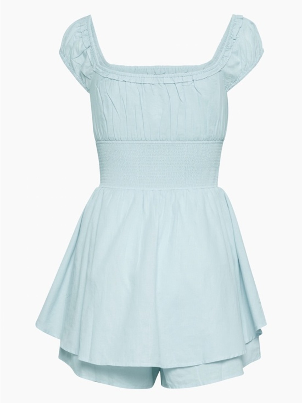 Little Moon Beachcomb Romper Blue Size Medium Aritzia #118405